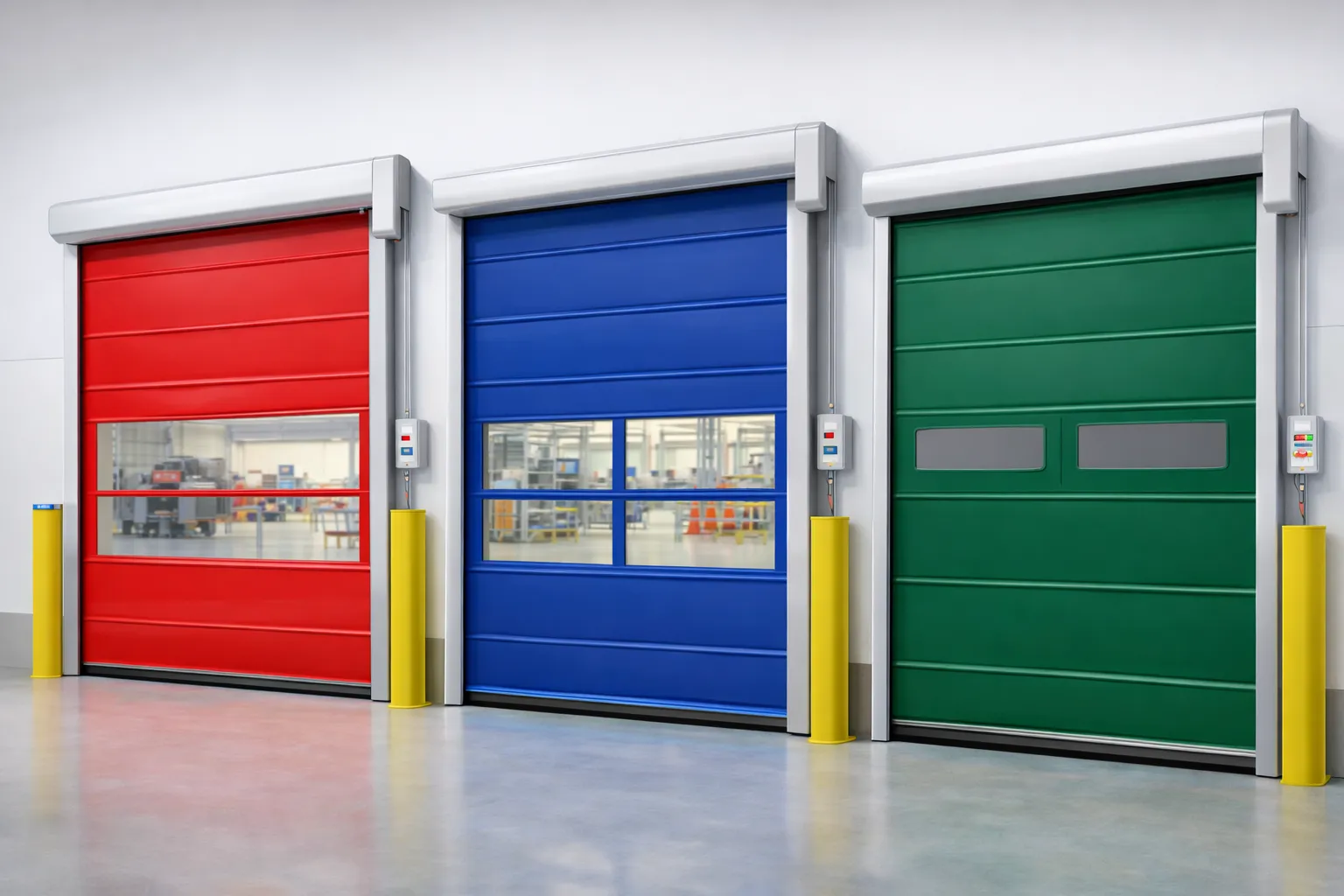 Sarmal ve Katlanır PVC Kapılar - Ankara Allspeed Hızlı Açılış Sistemleri